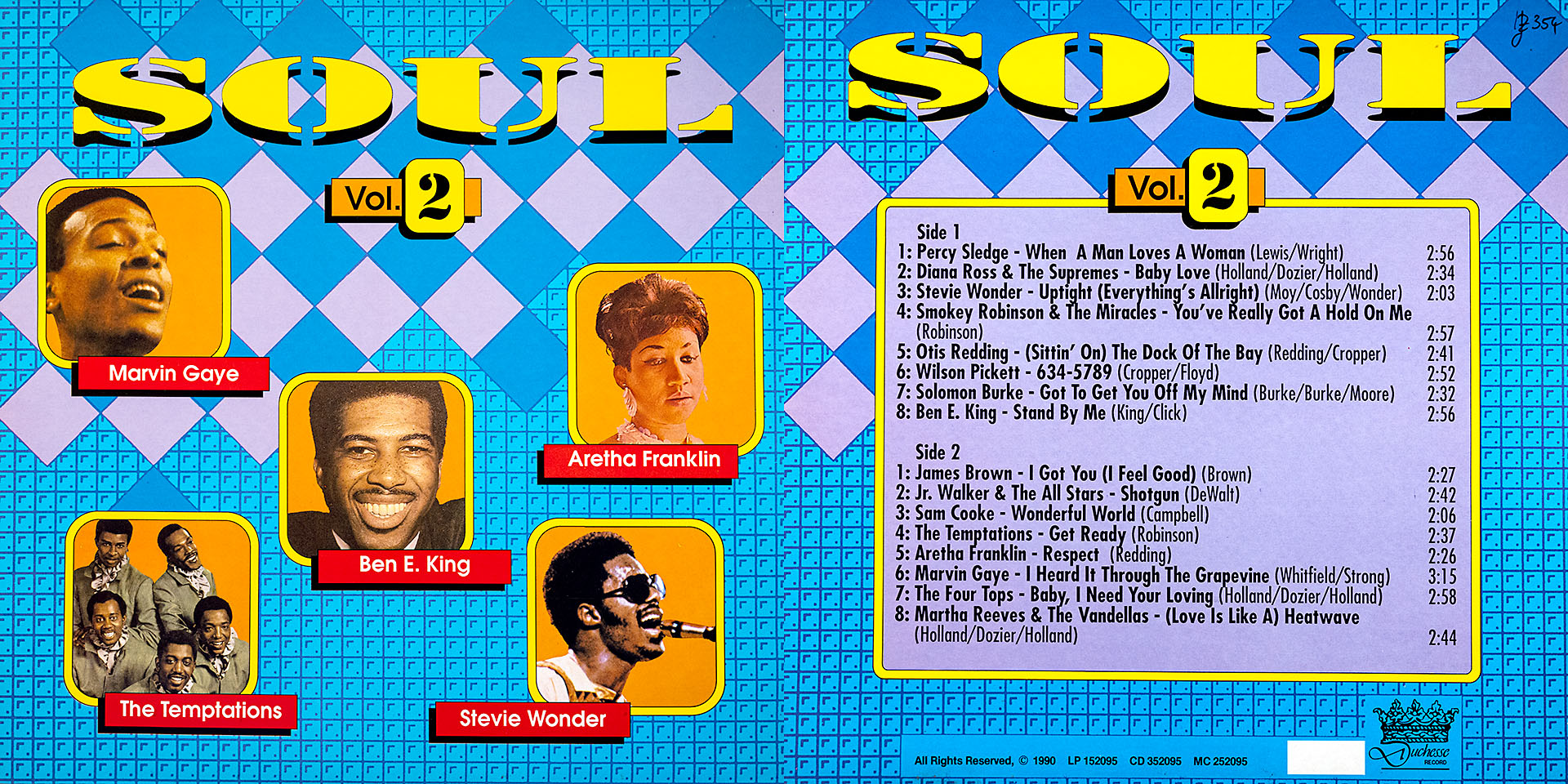 SOUL Vol. 2 - Percy Sledge / Diana Ross / Otis Redding / James Brown u. v. a. m.